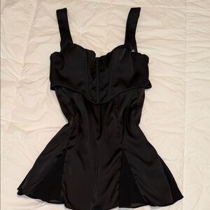 Black Satin dress